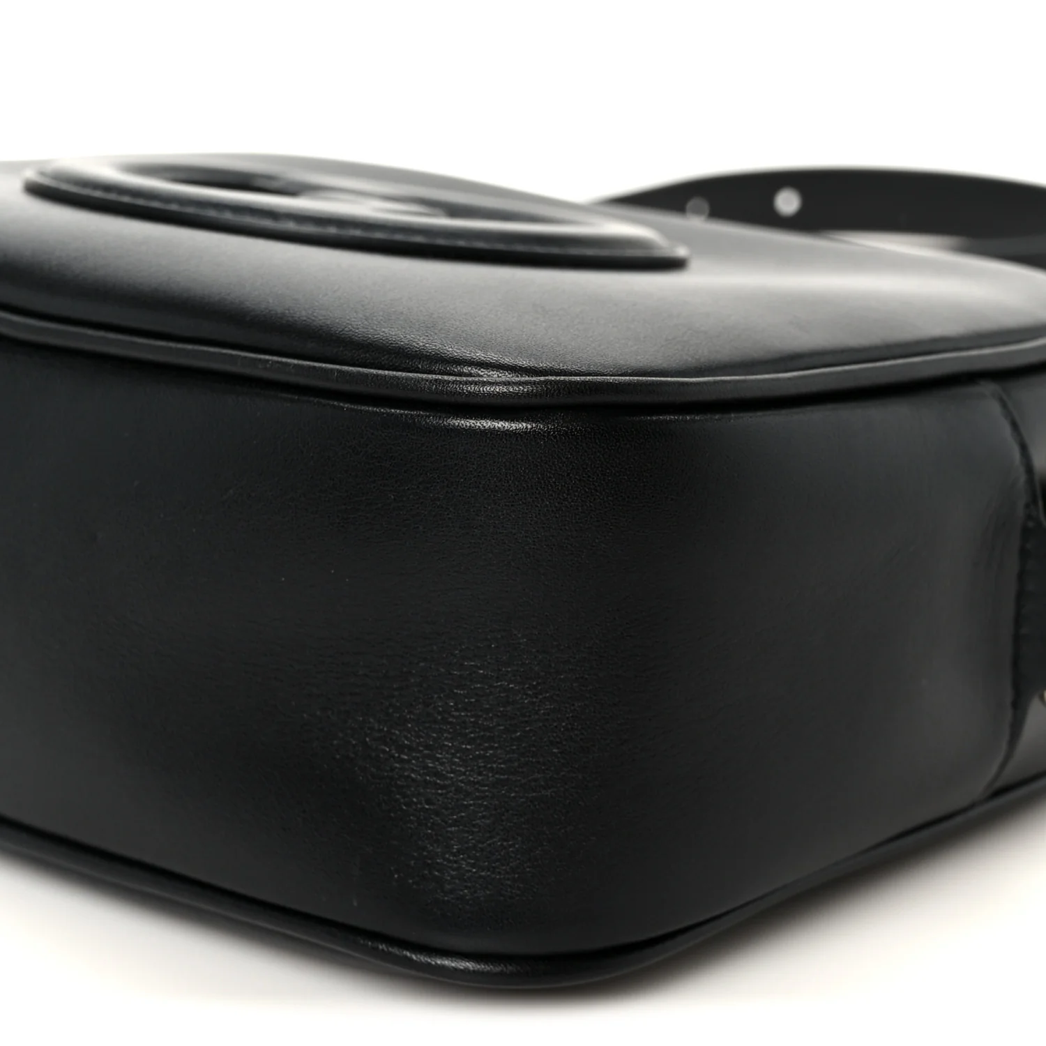 Sweetbread Calfskin Mini Blondie Bag Black