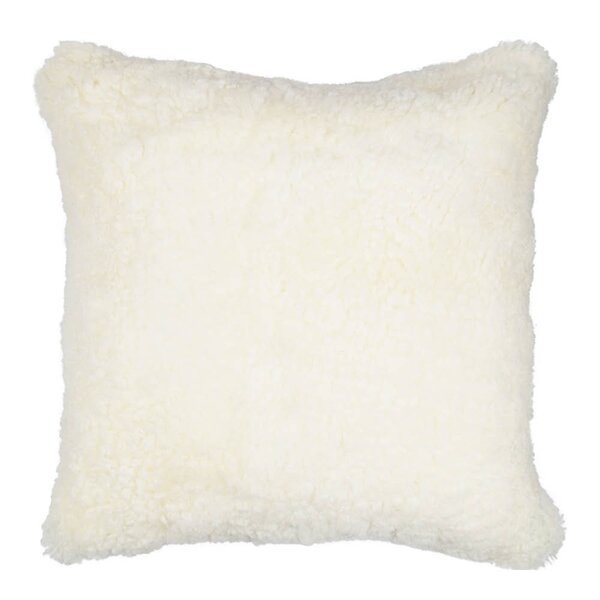 Pute new zealand saueskinn kort ull 40x40 cm white