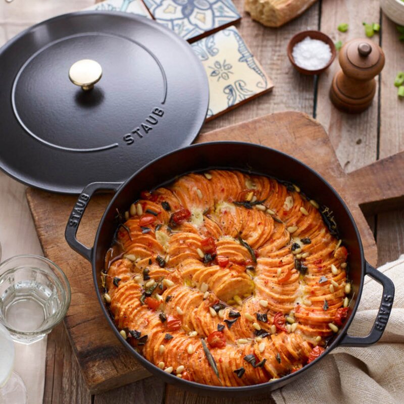 Chistera sautépanne 28 cm 3,7L svart