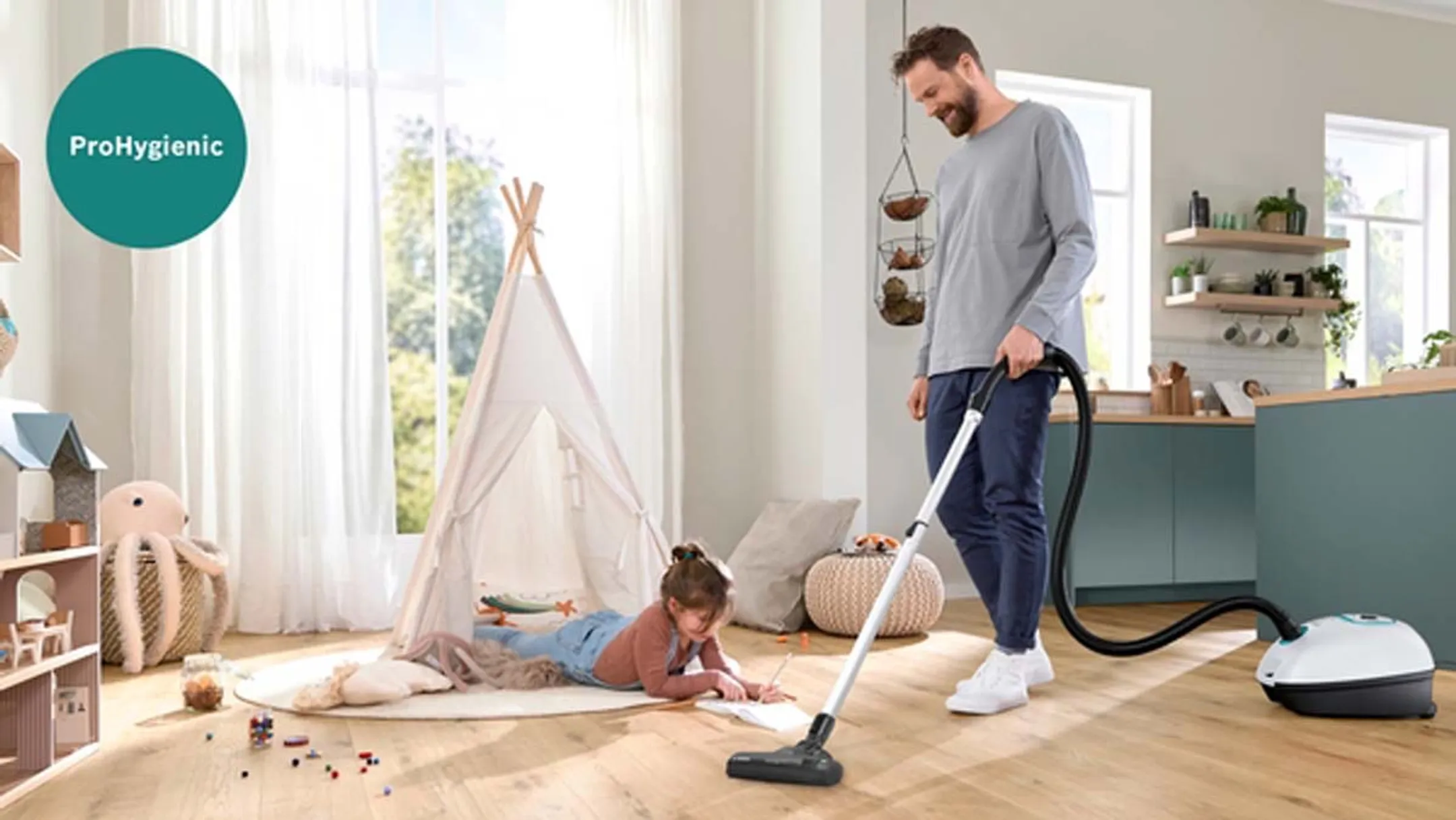 Bosch Stofzuiger met zak ProHygienic BGL41HYG2H