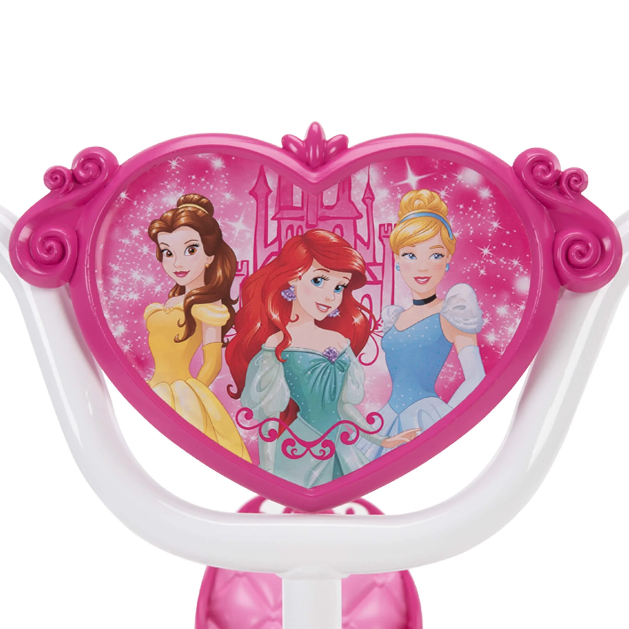 Princess Girls' 16" Sidewalk Bike with Training Wheels, Pink Image 4