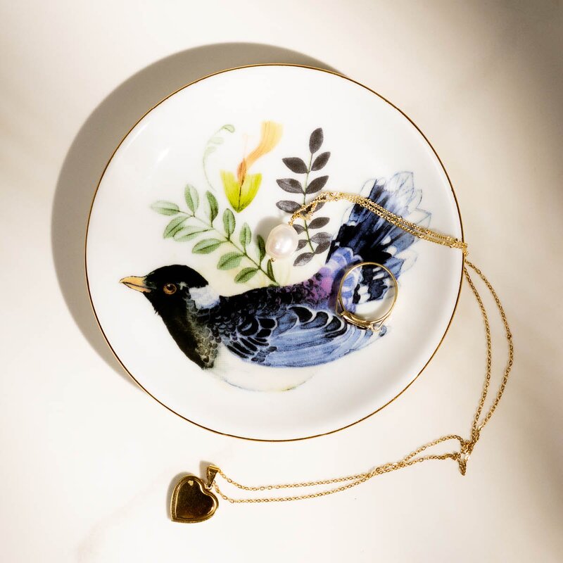 Bijoux asjett 11 cm Blue Bird