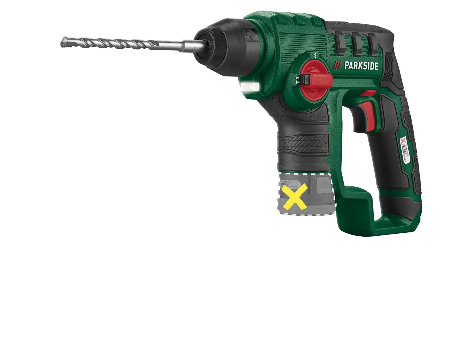 PARKSIDE Marteau perforateur sans fil PBHA 12 A1, 12 V