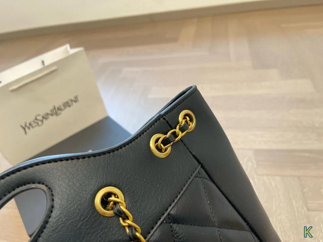 YSL SAINT LAURENT New Shopping Tote Bag 25x27cm