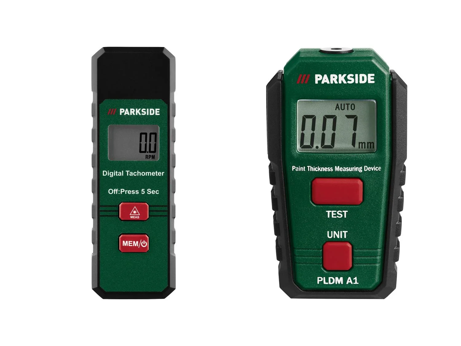 PARKSIDE Mesureur dpaisseur de peinture ou Tachymtre numrique