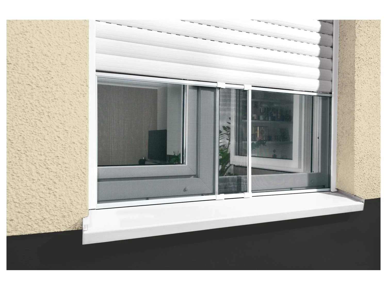 LIVARNO Moustiquaire coulissante en aluminium pour fentre
