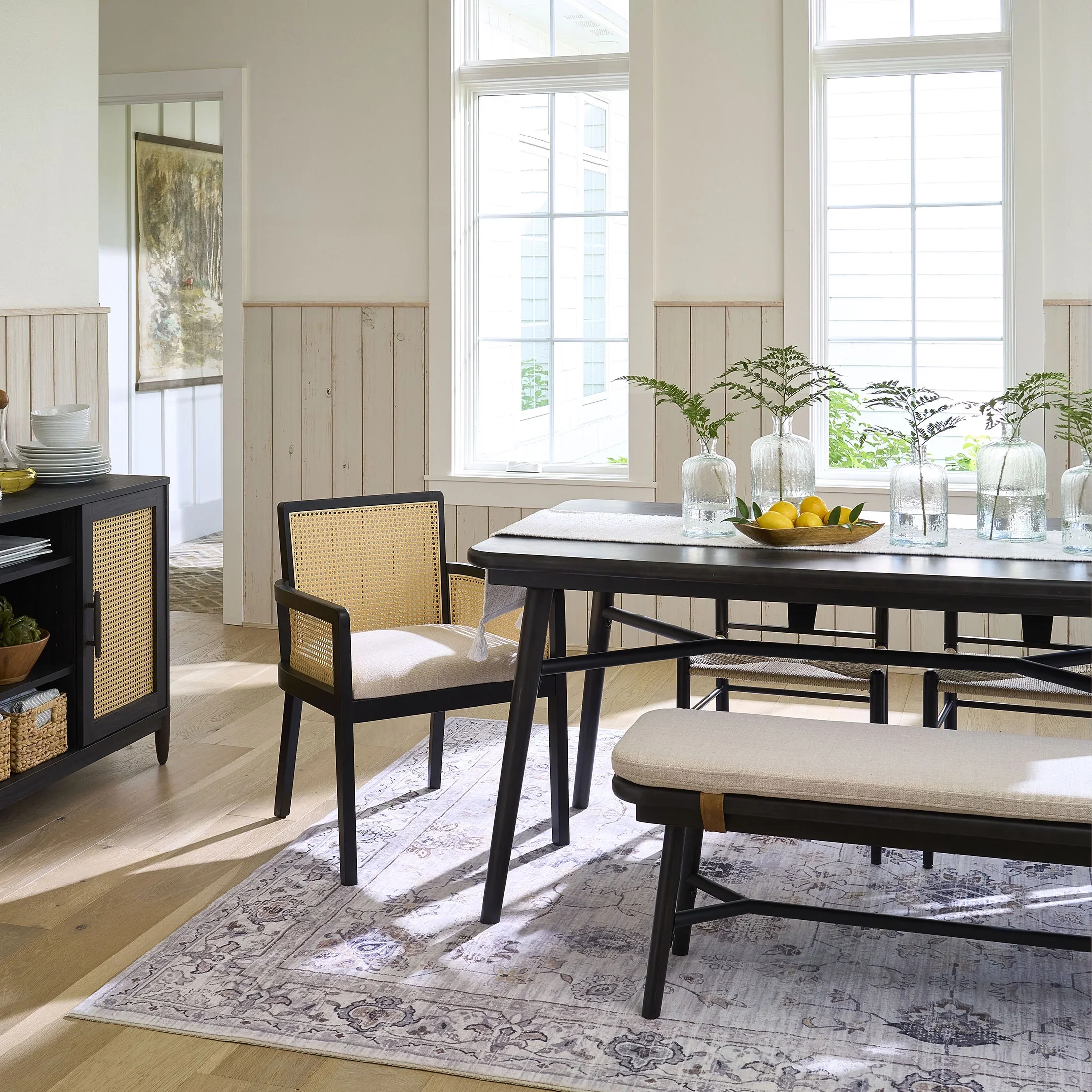 Better Homes & Gardens Springwood 59.5 Rectangle Dining Table, Natural Wood