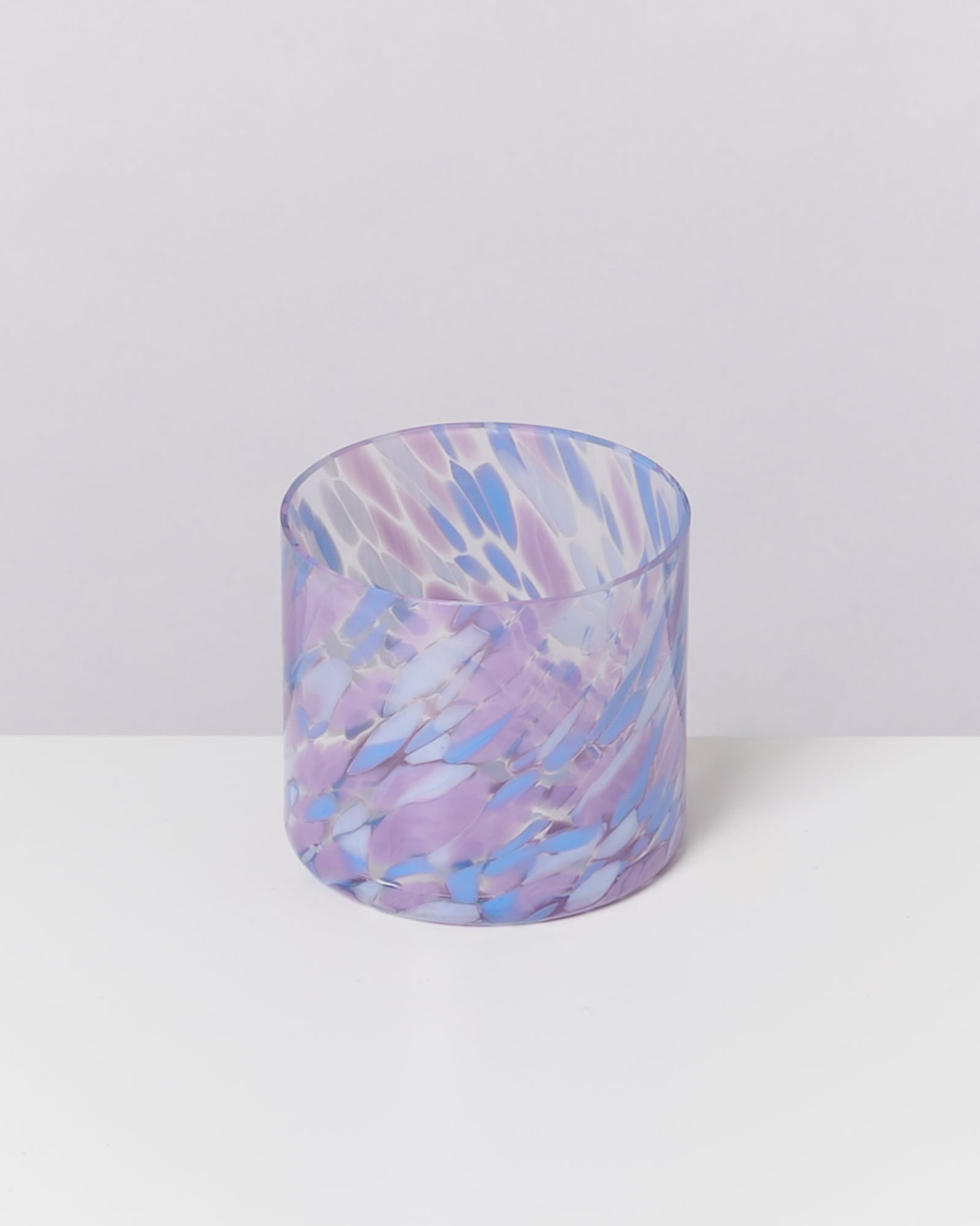 JOIA - SMALL GLASS DROPS BLUE PURPLE