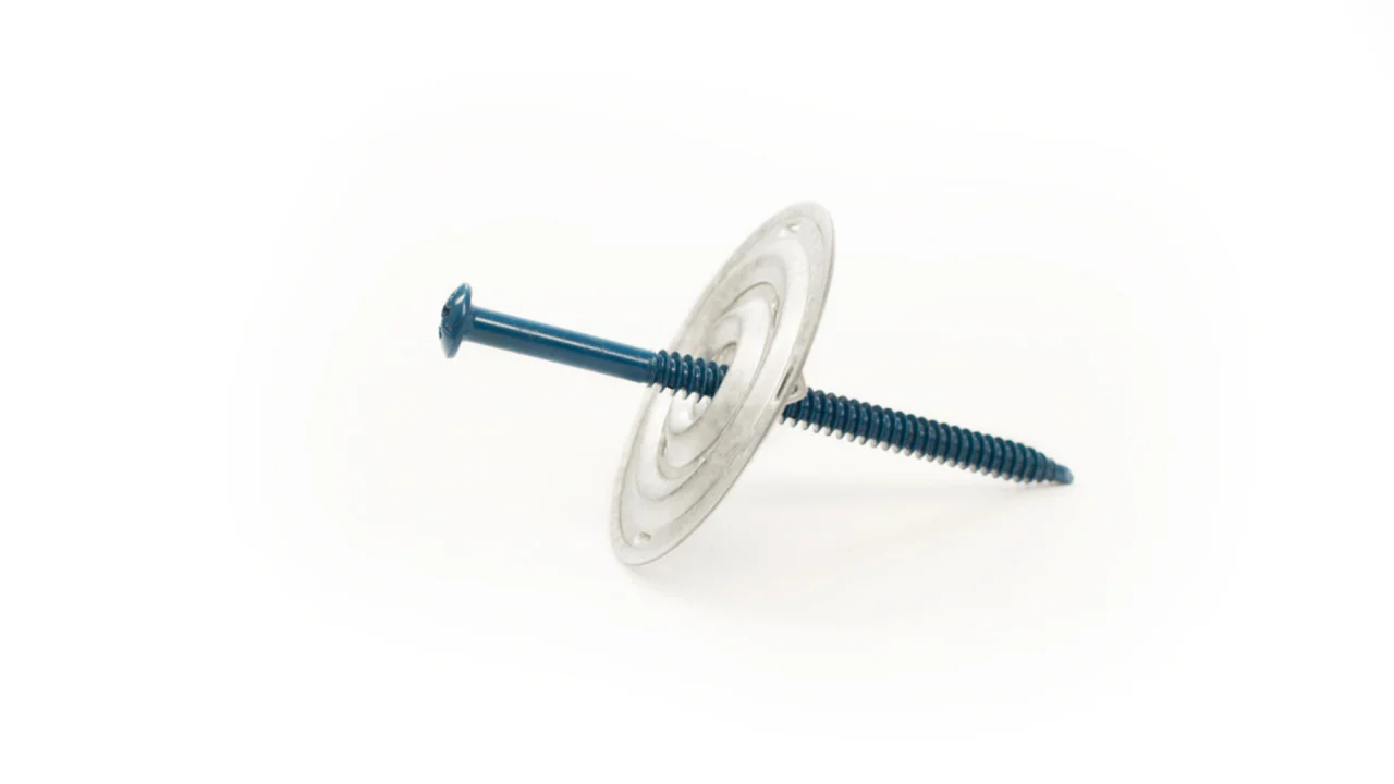 Johns Manville High Load Fastener #15, 2 in., Blue, 1,000/Box (08MVHF2)