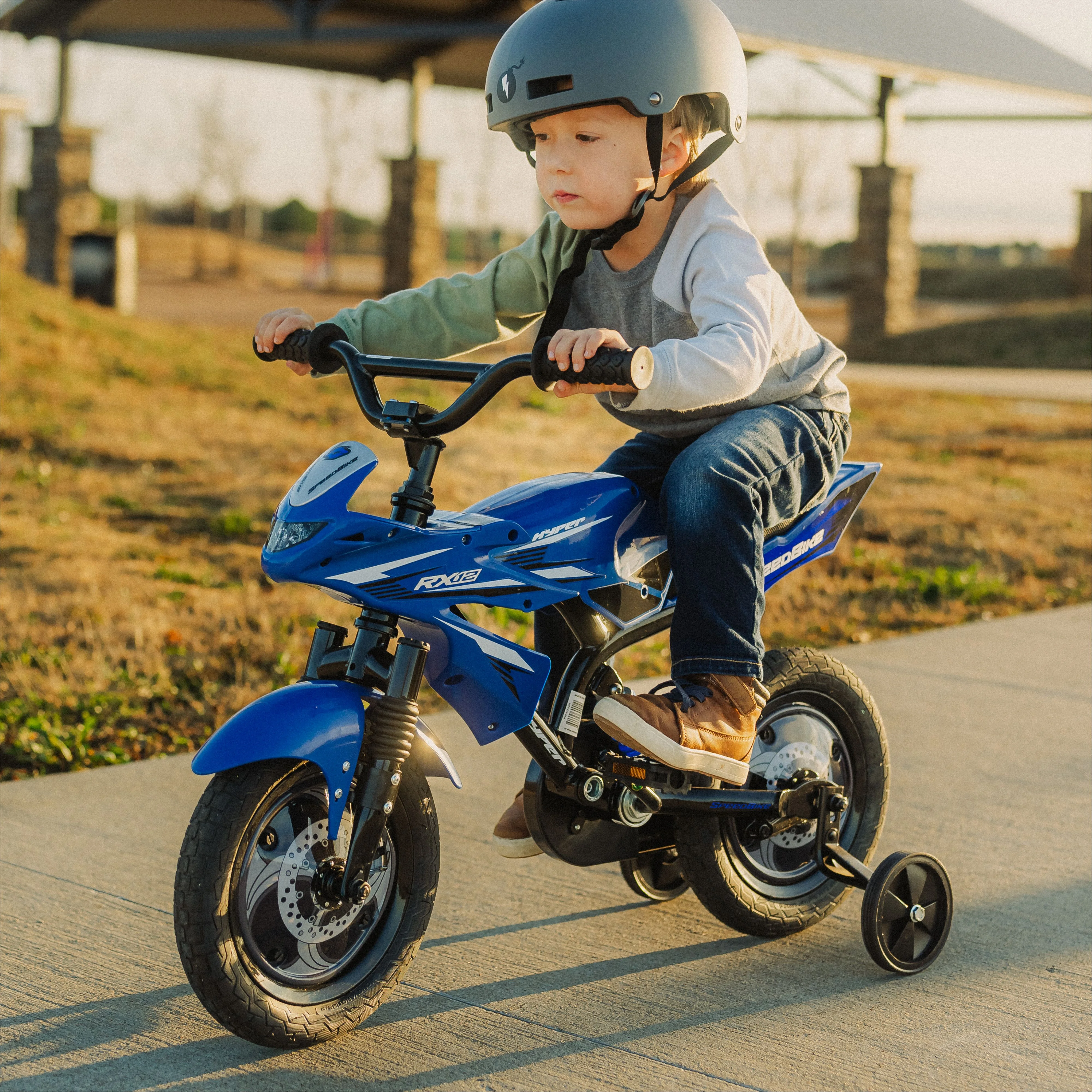 12" Speed Bike, Childs Bicycle; Kids Ages 2-4 Years Old, Blue, Character Group: Speed - Image 8
