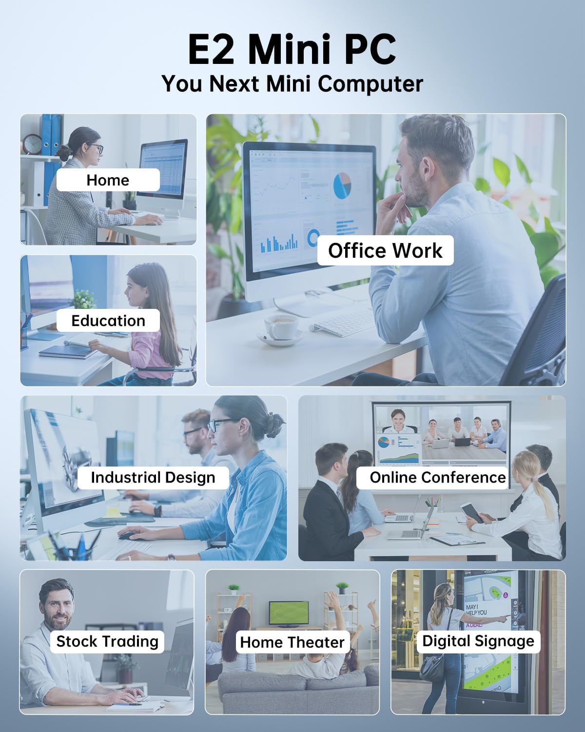KAMRUI Essenx E2 N150 Micro PC  16GB DDR4 512GB SSD Small Computers  Twin Lake-N N150 PC(Beat N100/N95  up to 3.6GHz) PC Gigabit Dual 4K WiFi BT Office/Home/Business