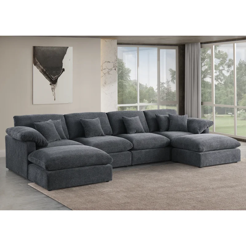Dark Gray Chenille