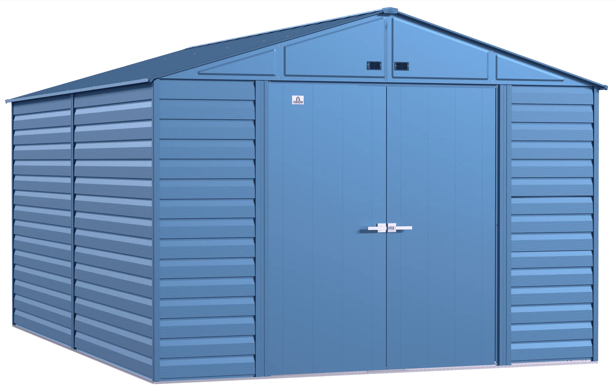 Arrow Select Steel Storage Shed. 10x14. Blue Grey