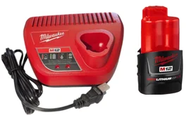M12 12V Cordless 3/8 in. Ratchet Tool Kit �C Includes REDLITHIUM Battery, Charger Case Model 2457-21 - Image 3