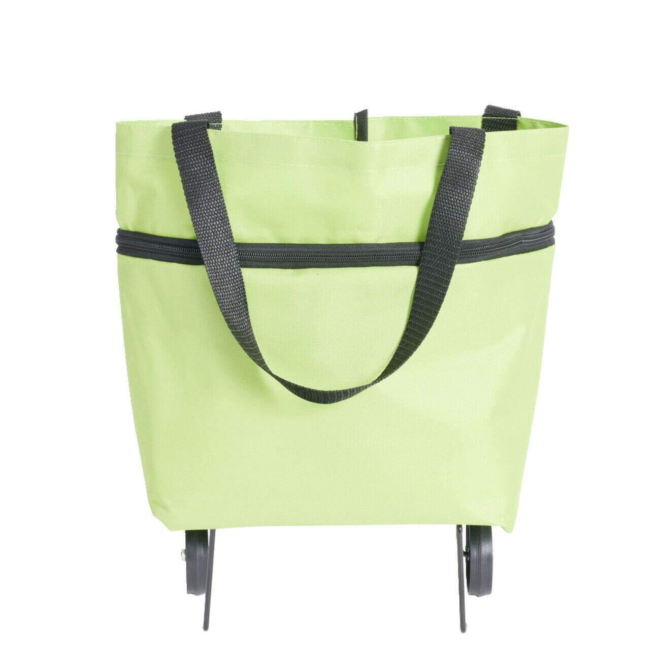 Sac de courses ajustable à roulettes 20L orange ou vert