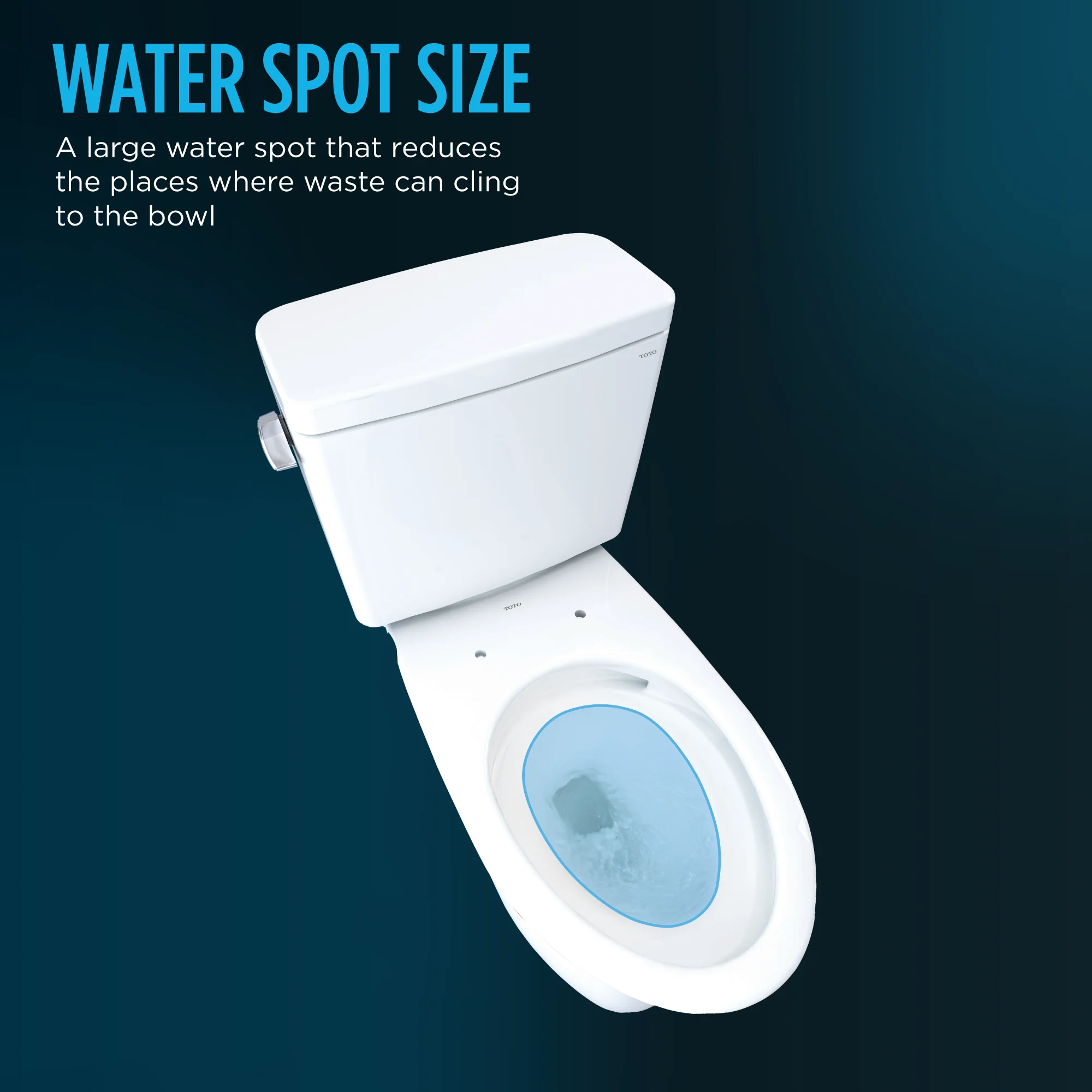 Drake® Two-Piece Elongated 1.28 GPF TORNADO FLUSH® Toilet with CEFIONTECT® and SoftClose® Seat, WASHLET®+ Ready, Cotton White MS776124CEG#01 - Image 5