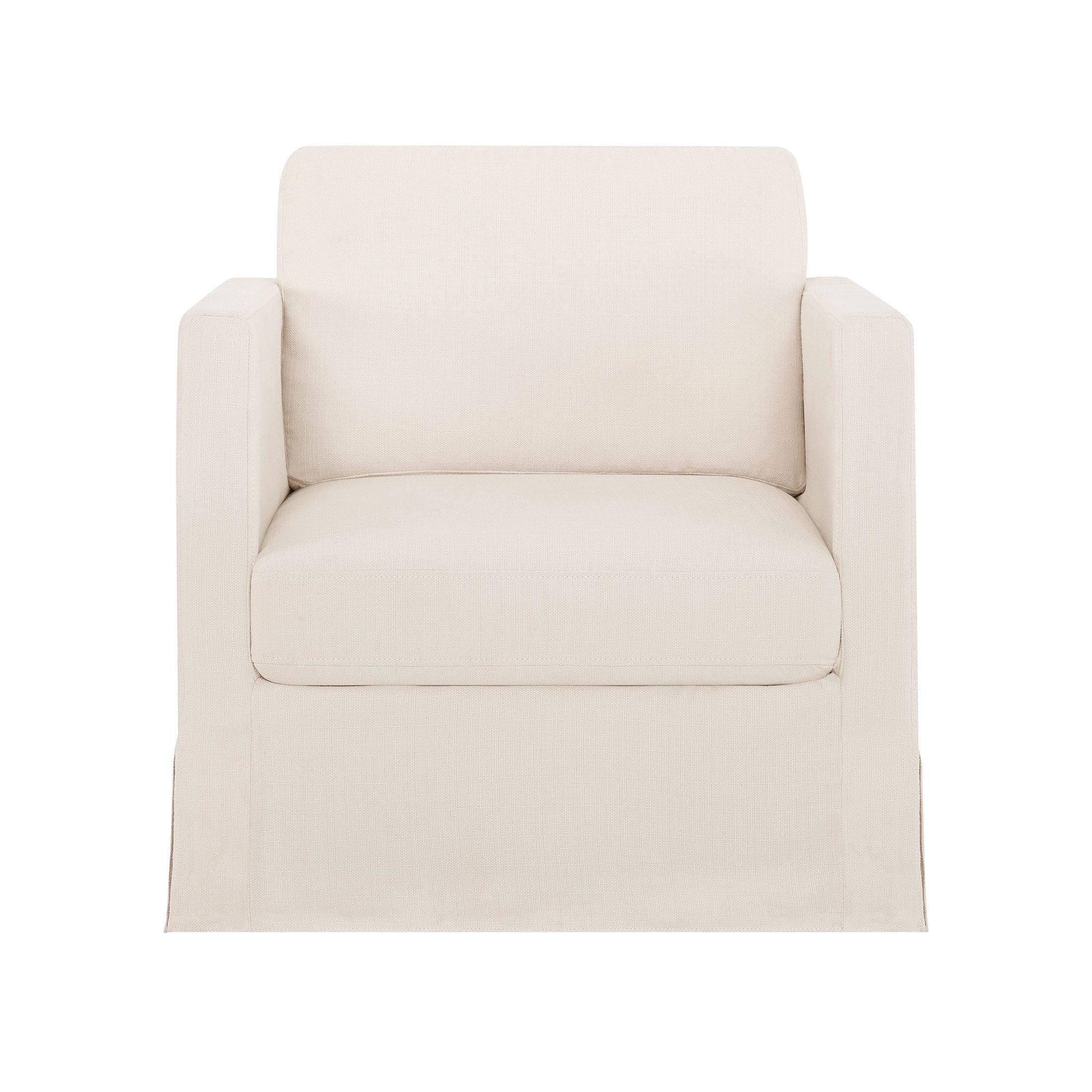 Better Homes & Gardens Waylen Swivel Accent Chair, by Dave & Jenny Marrs, Cream
