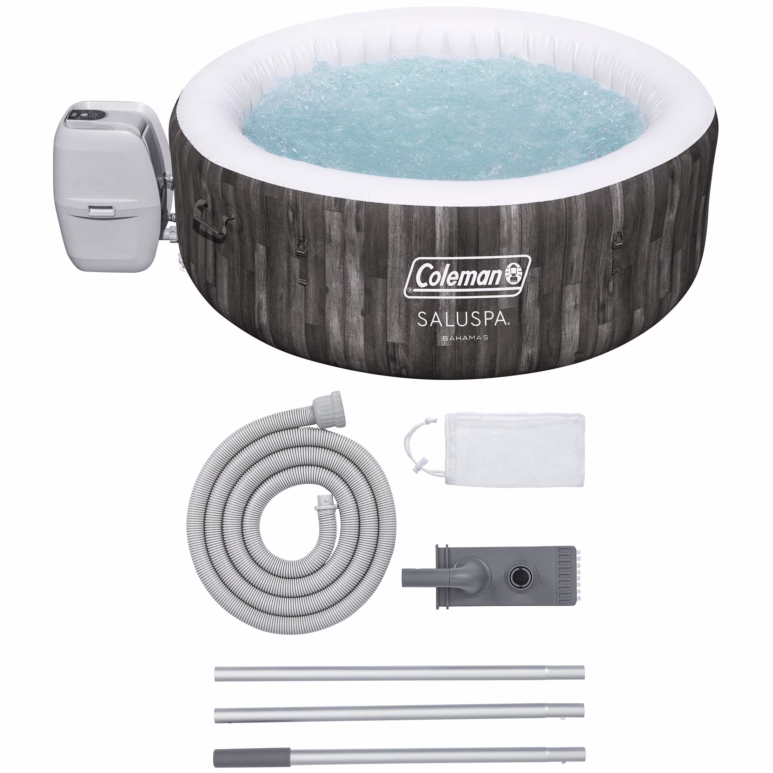 Bahamas AirJet Inflatable Outdoor Round Hot Tub 2-4 Person with Pump #P08411(Spa Only) - Image 4