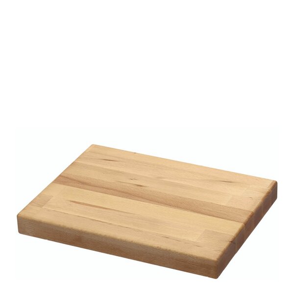 Chef's Place skjærebrett L 37x28 cm bøketre