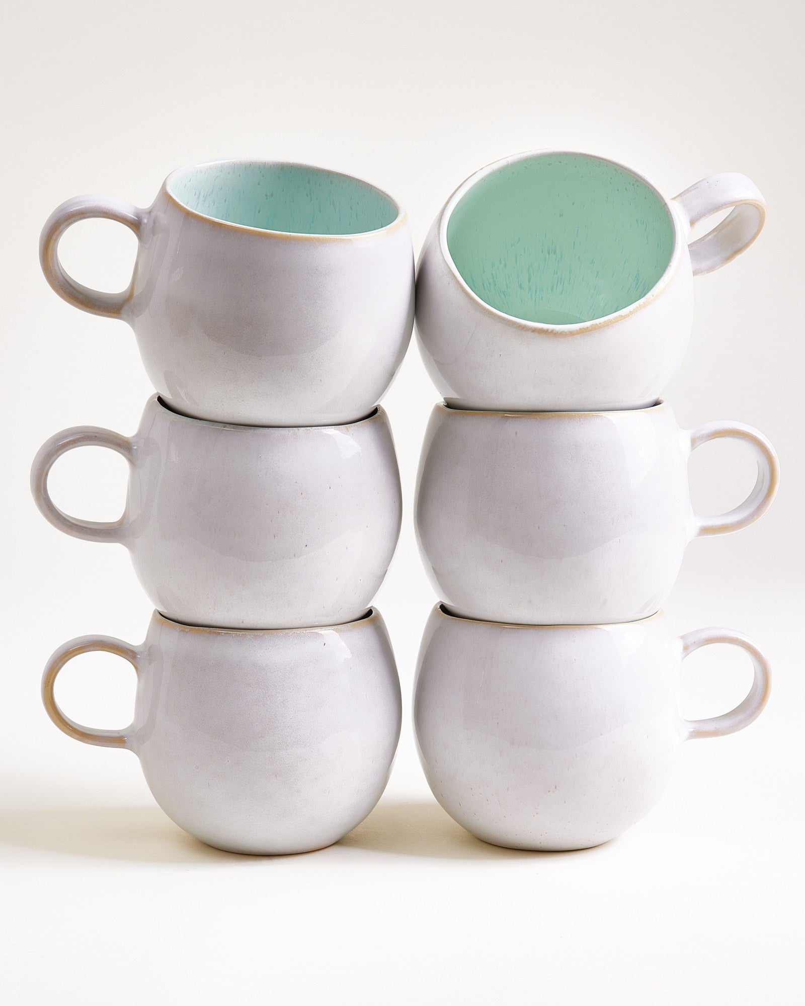 AREIA - LARGE MUG AZURE SET OF 6