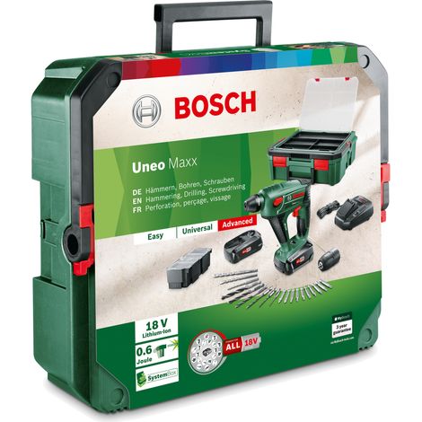 Bosch – Perforateur sans fil 18V 3 en 1 – Mécanisme de frappe pneumatique – Pour béton, maçonnerie, métal, bois – Mandrin SDS quick – 60395230K — vue 5