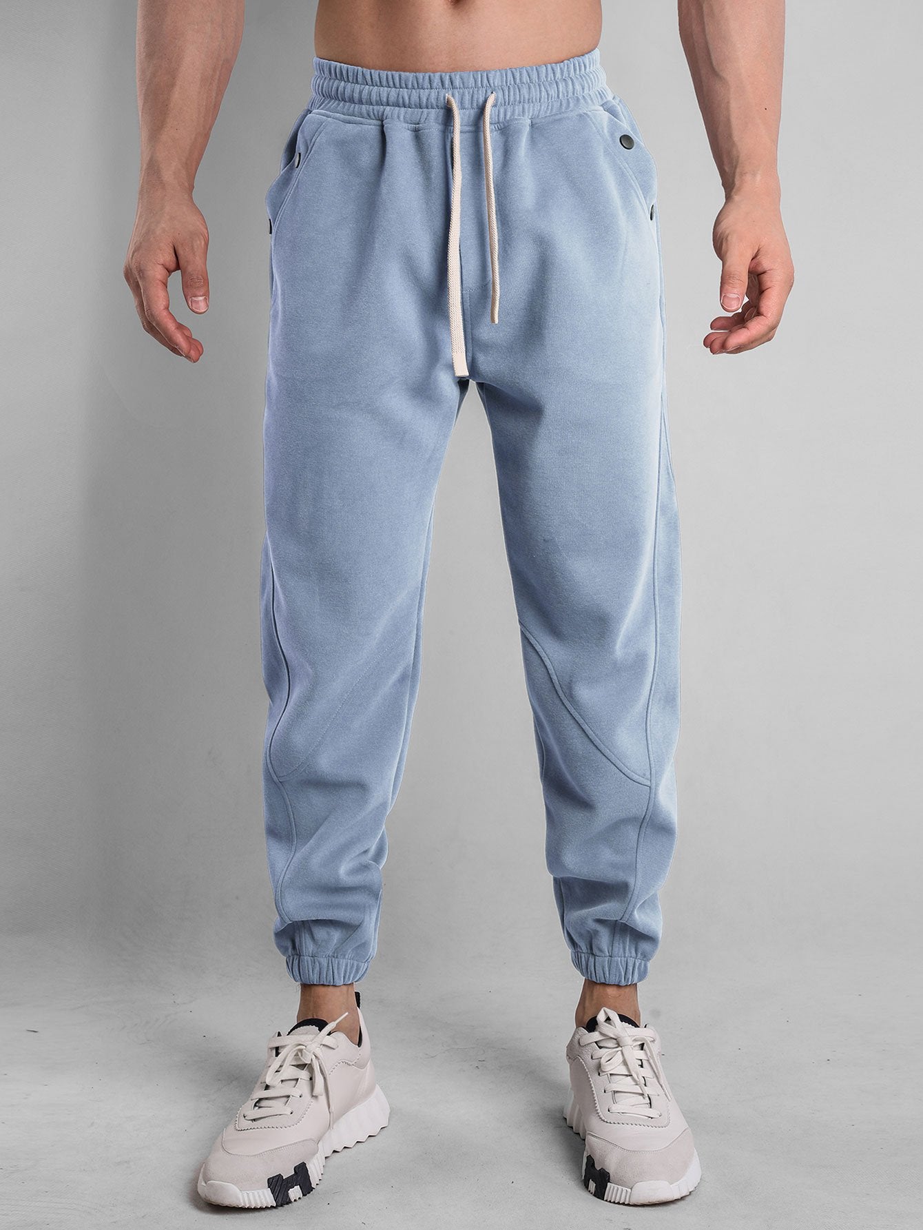 Pantalon de jogging à poches boutonnées