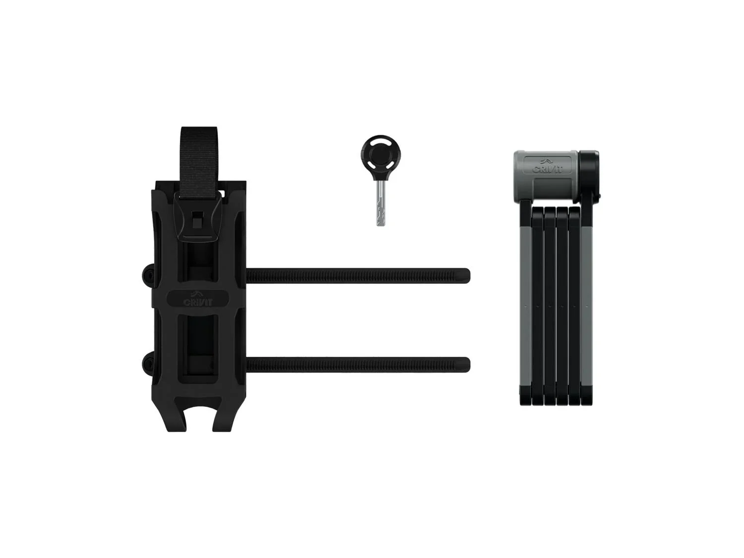 CRIVIT Antivol pour vlo pliable ou en chane