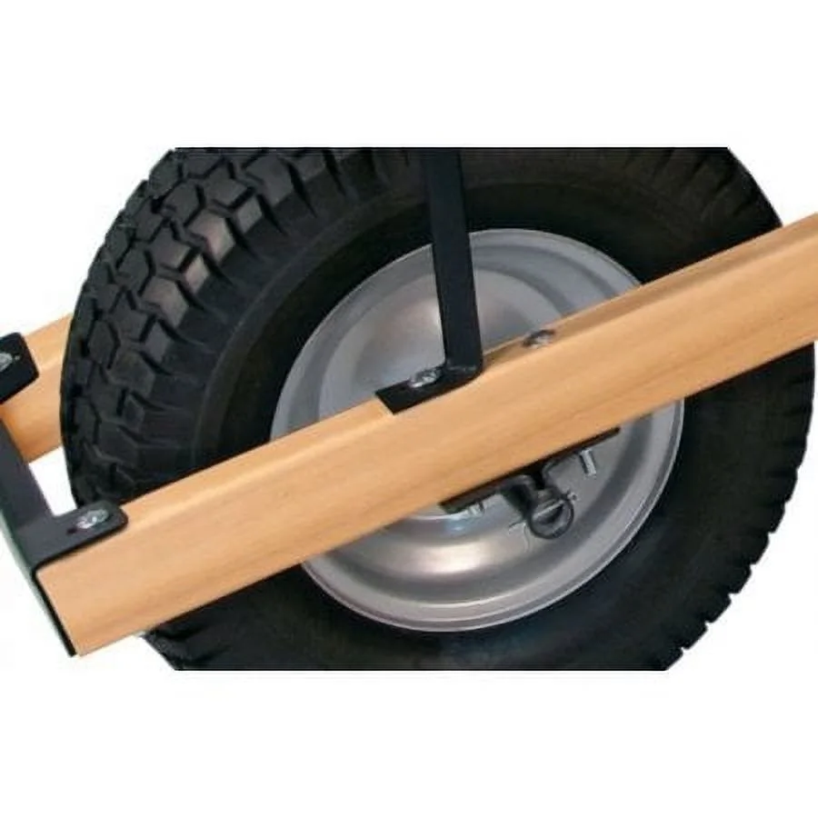 ACWB20477 6 Cube HDPE Double Wheel Wheelbarrow BW6D(6 in. Wide Turf Tire 2 Wheel Tire Type) - Image 4