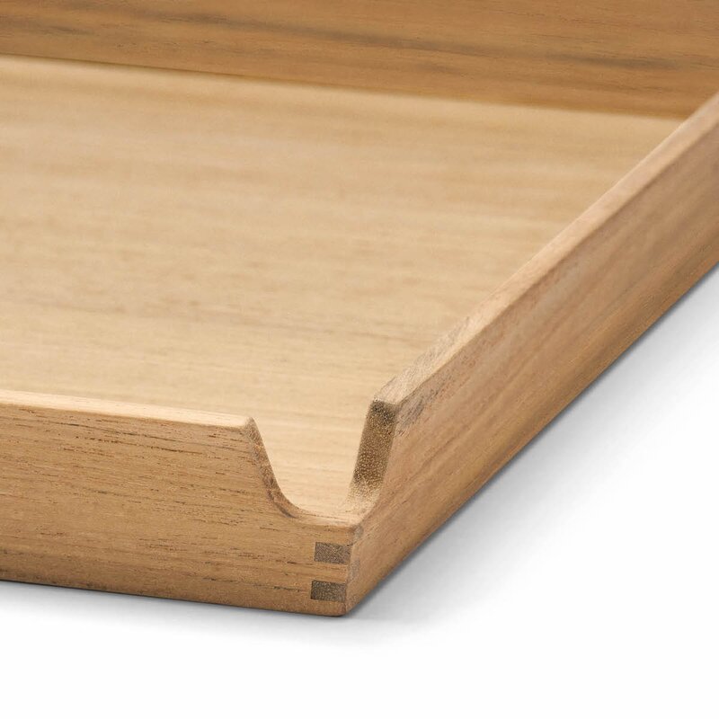 Airy teak brett 36,6x14,6 cm Nougat