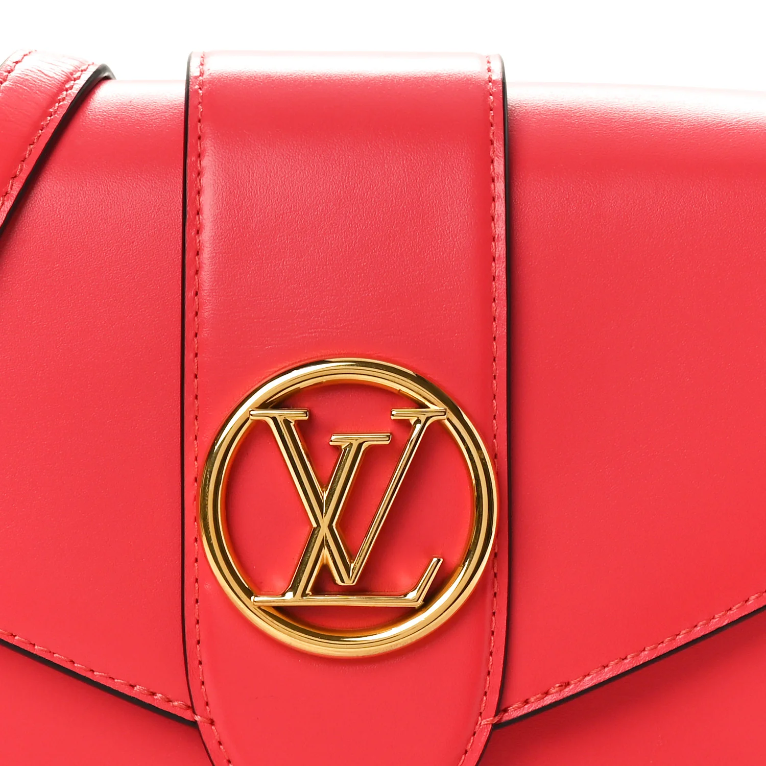 Smooth Calfskin LV Pont 9 Dahlia