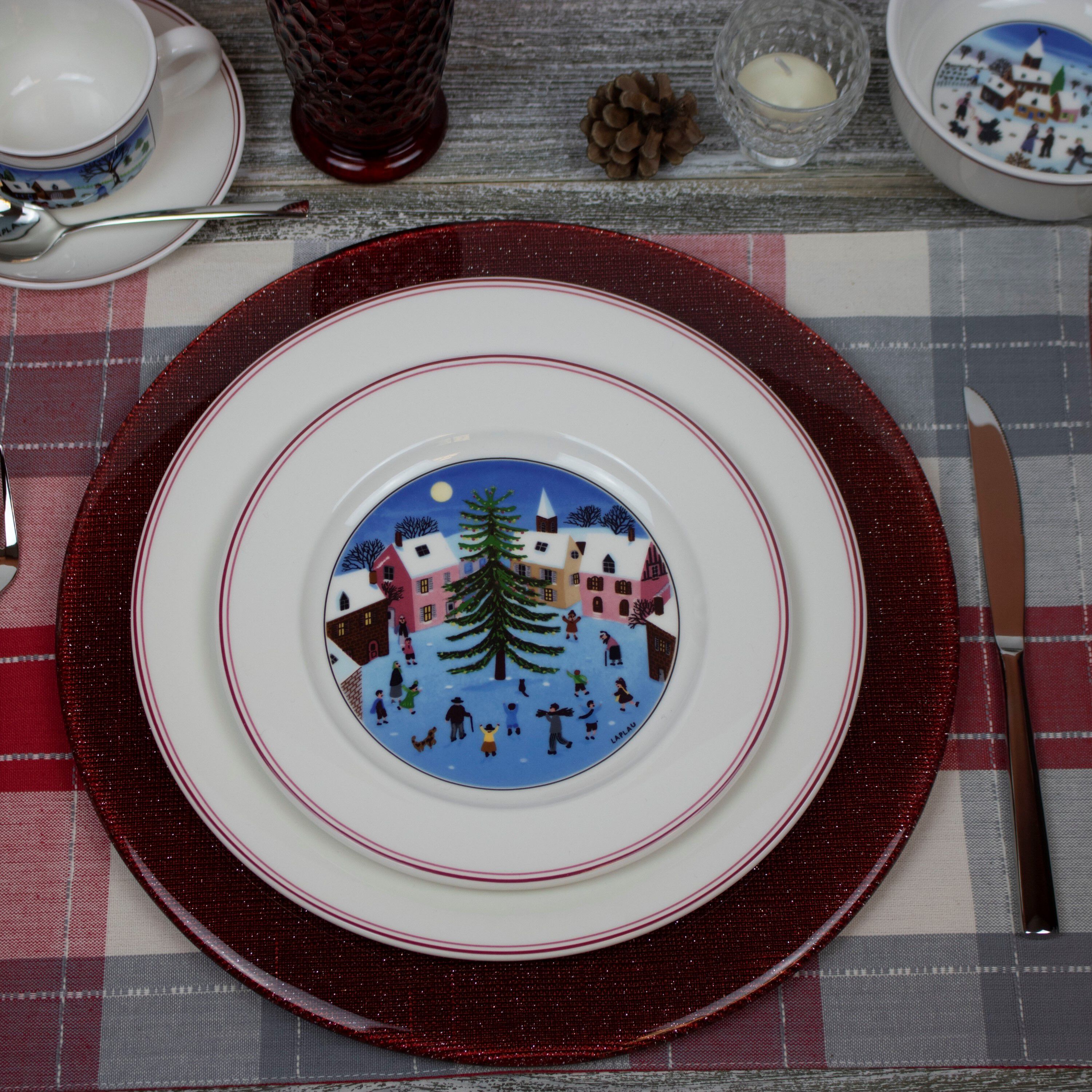 Design Naif Dinnerware set - Multi-colored, Premium Porcelain
