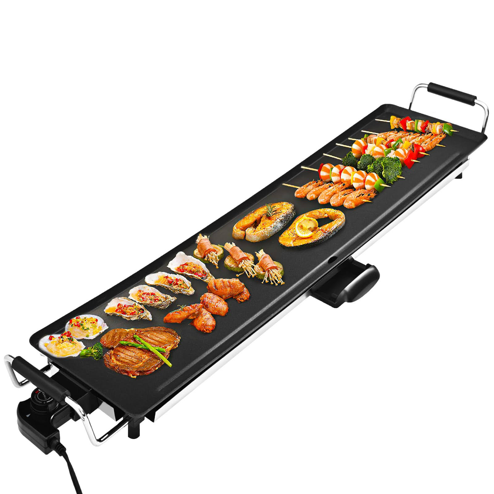 AEWHALE Electric Nonstick Extra Larger Griddle Grill-35