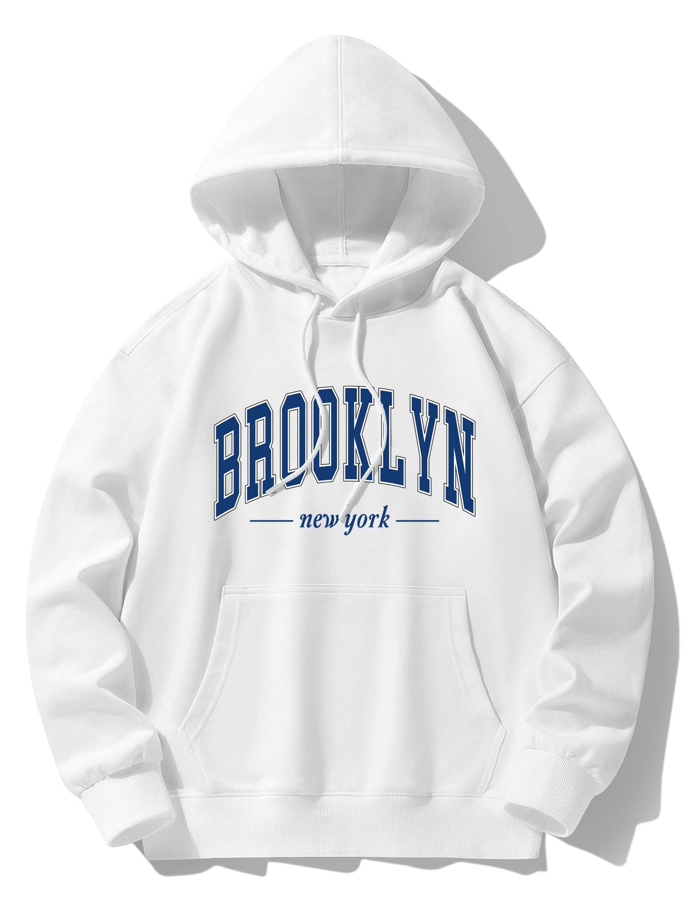 Sweat à capuche en coton mélangé imprimé Brooklyn
