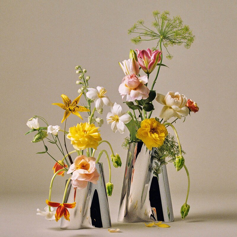 Lituus vase liten 20 cm blank