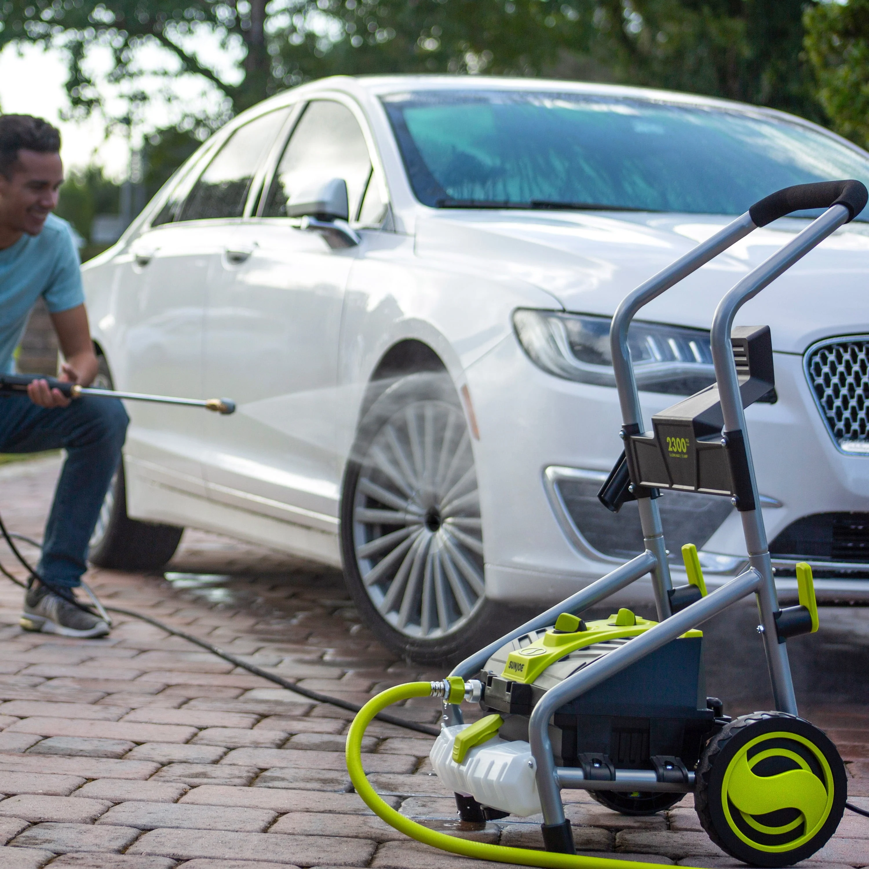 Sun Joe Electric Pressure Washer W/ Quick Connect Nozzles & Extension Wand, 13 - Amp