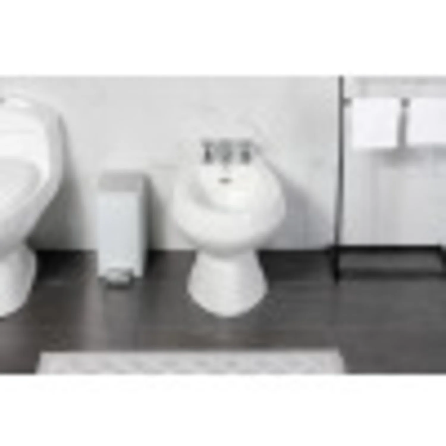 Kingston Brass KB320BX Metropolitan Three-Handle Bidet Faucet with Brass Pop-Up, Matte Black