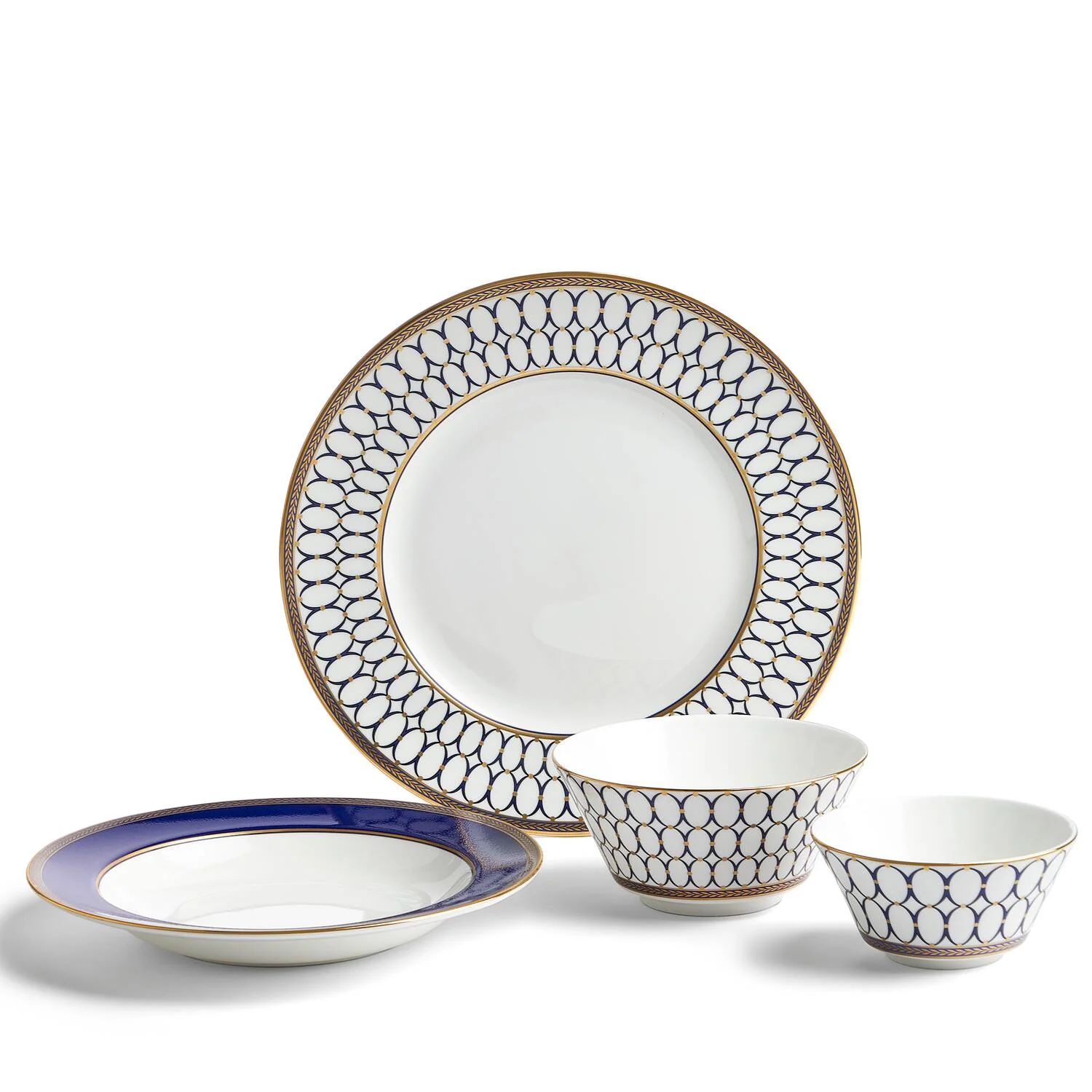 Renaissance Gold Dinnerware 8 Piece Set