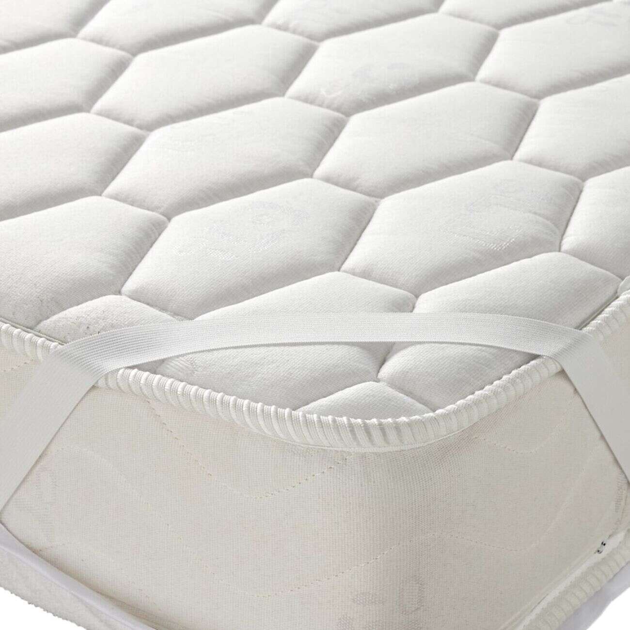 Protège matelas 1 personne éponge imperméable anti-acariens 90x190cm