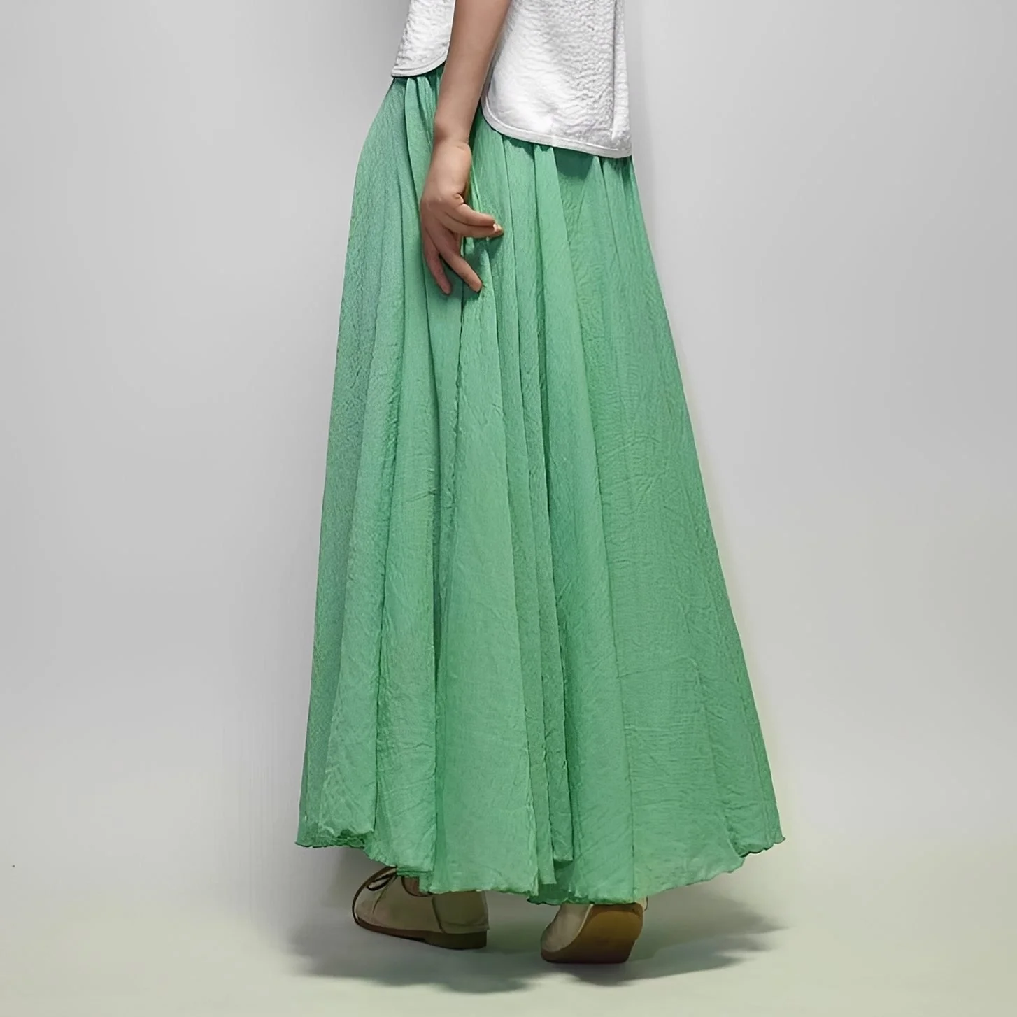Alina - Jupe Maxi Bohème Flottante
