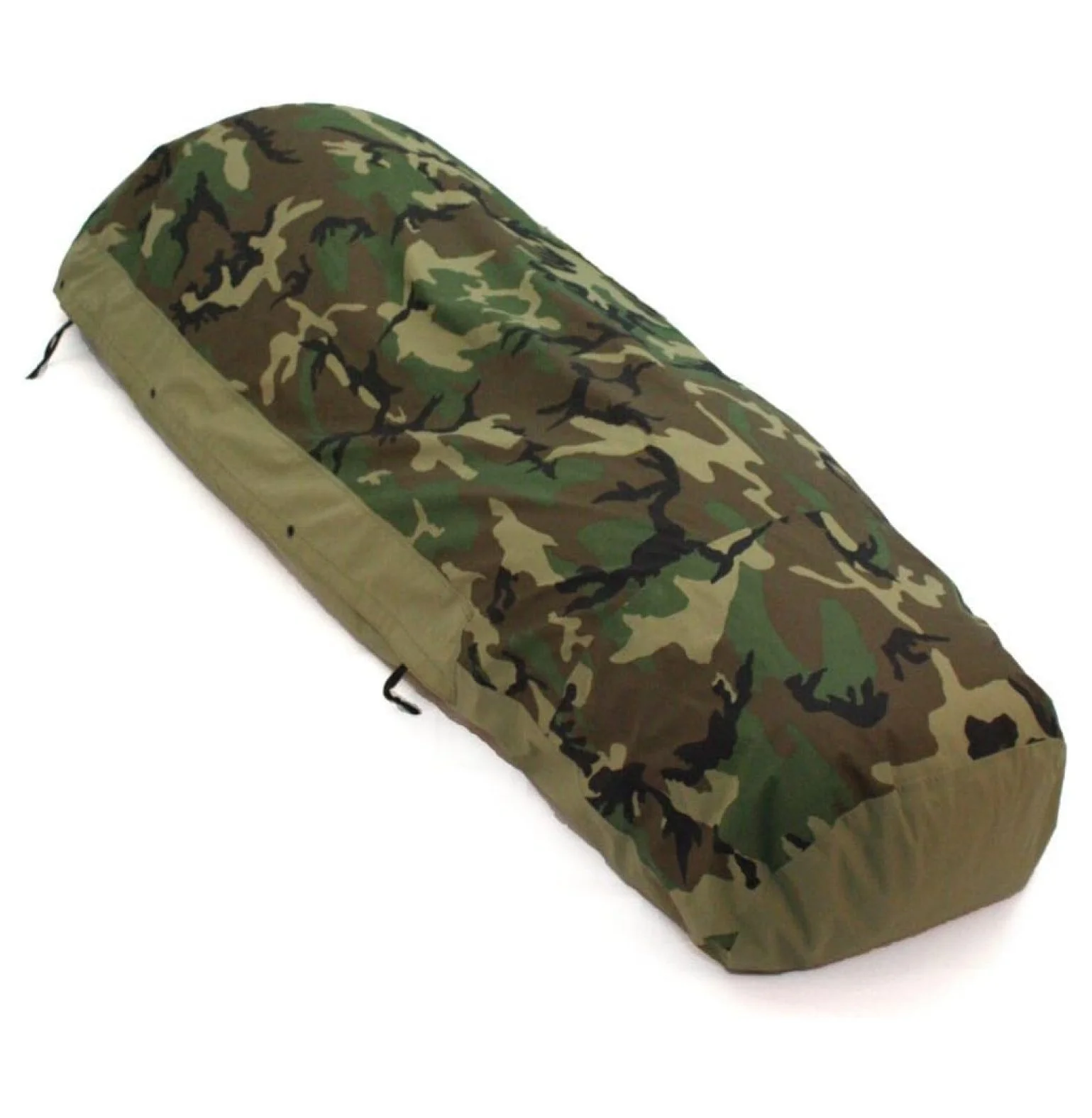 Waterproof Bivy Cover - Woodland Camouflage - GORE - TEX Military Bivy Sack for Sleeping Bags - Lightweight Outdoor Shelter Green, Black, Brown
