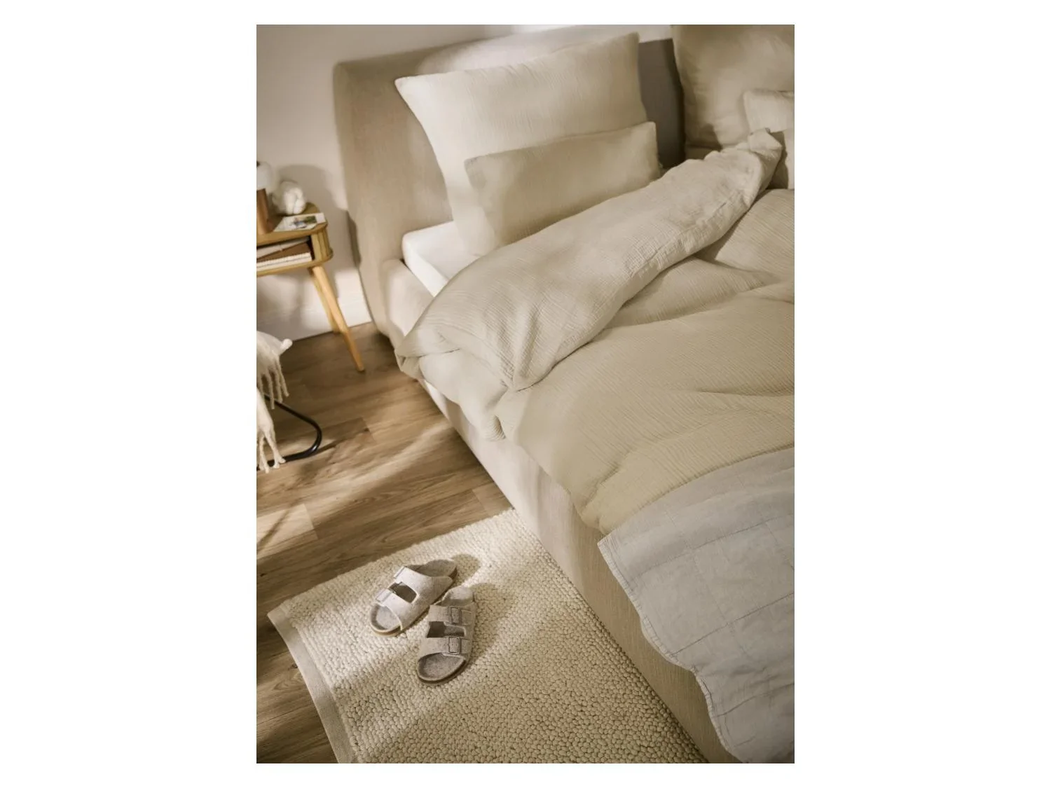 LIVARNO Parure de lit en mousseline Premium, 140 x 200 cm