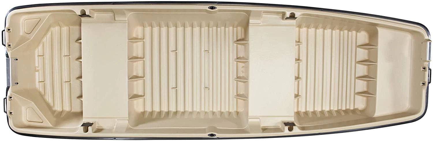 Pelican Boat Intruder 12 Jon Fishing Boat 12 ft Great for Hunting/Fishing, Khaki/Beige Image 3