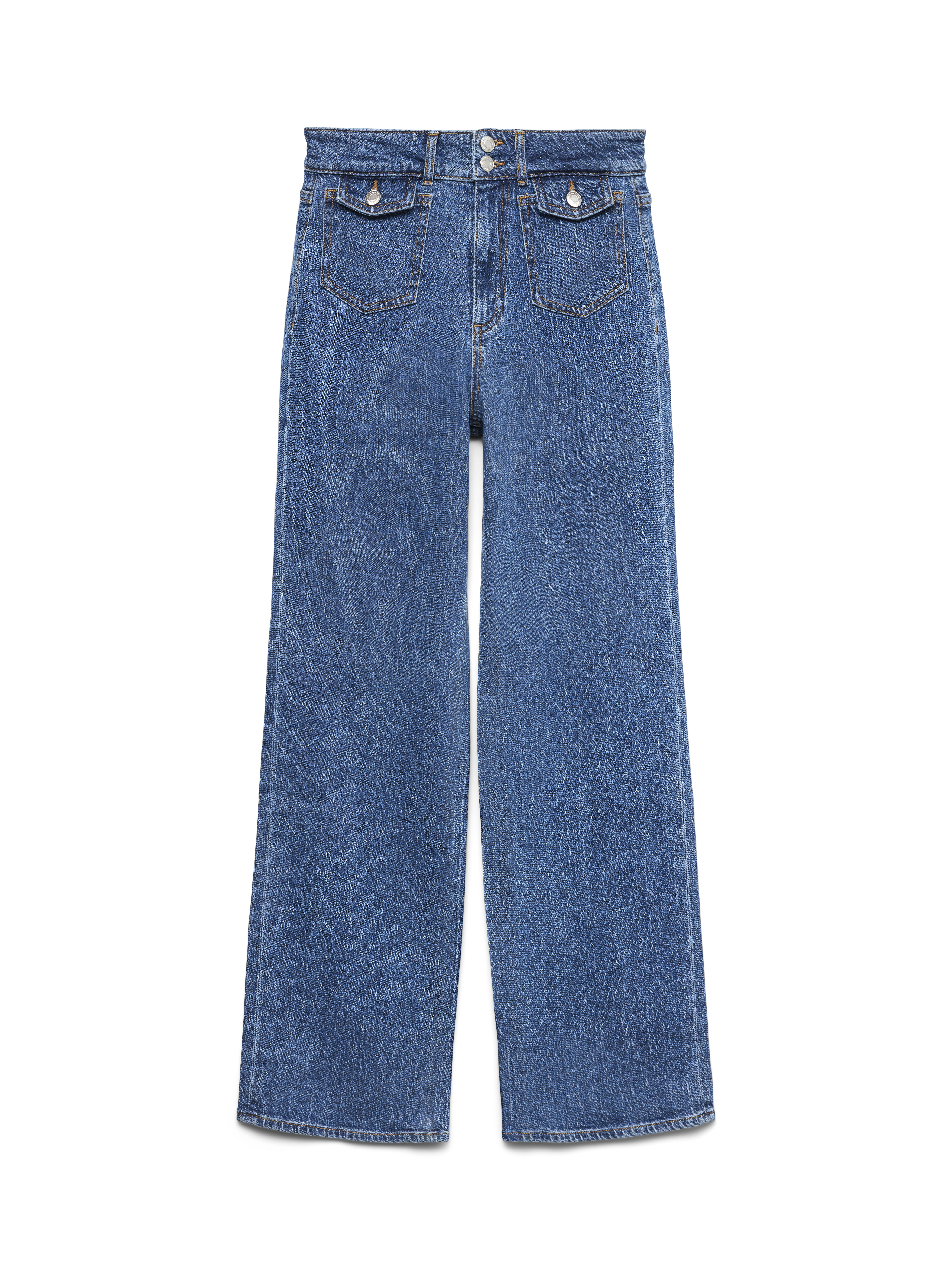 VERO MODA® VMTESSA High rise Wide Fit - Cropped Jeans