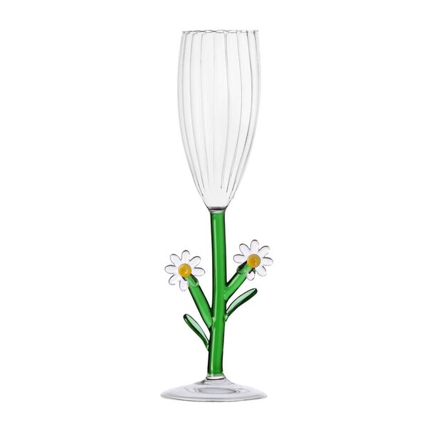 Botanica optisk champagneglass 16 cl tusenfryd