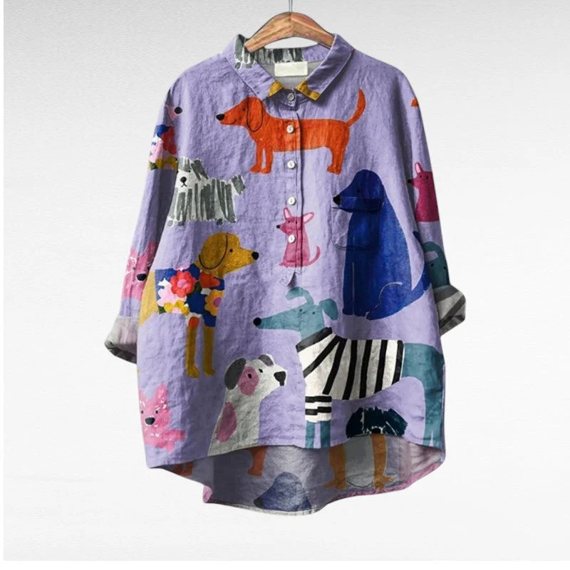 Constance | Élégante Blouse d'Été Linne