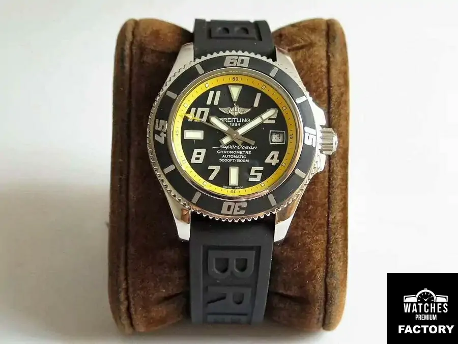 Breitling Superocean 42 Abyss Yellow A1736402 / BA32 ZF Factory Black & Yellow Dial