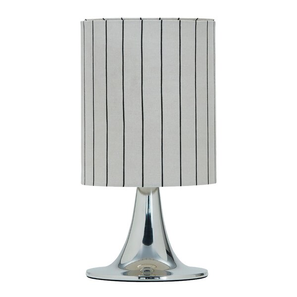 Tulip bordlampe 38 cm sølvfinish
