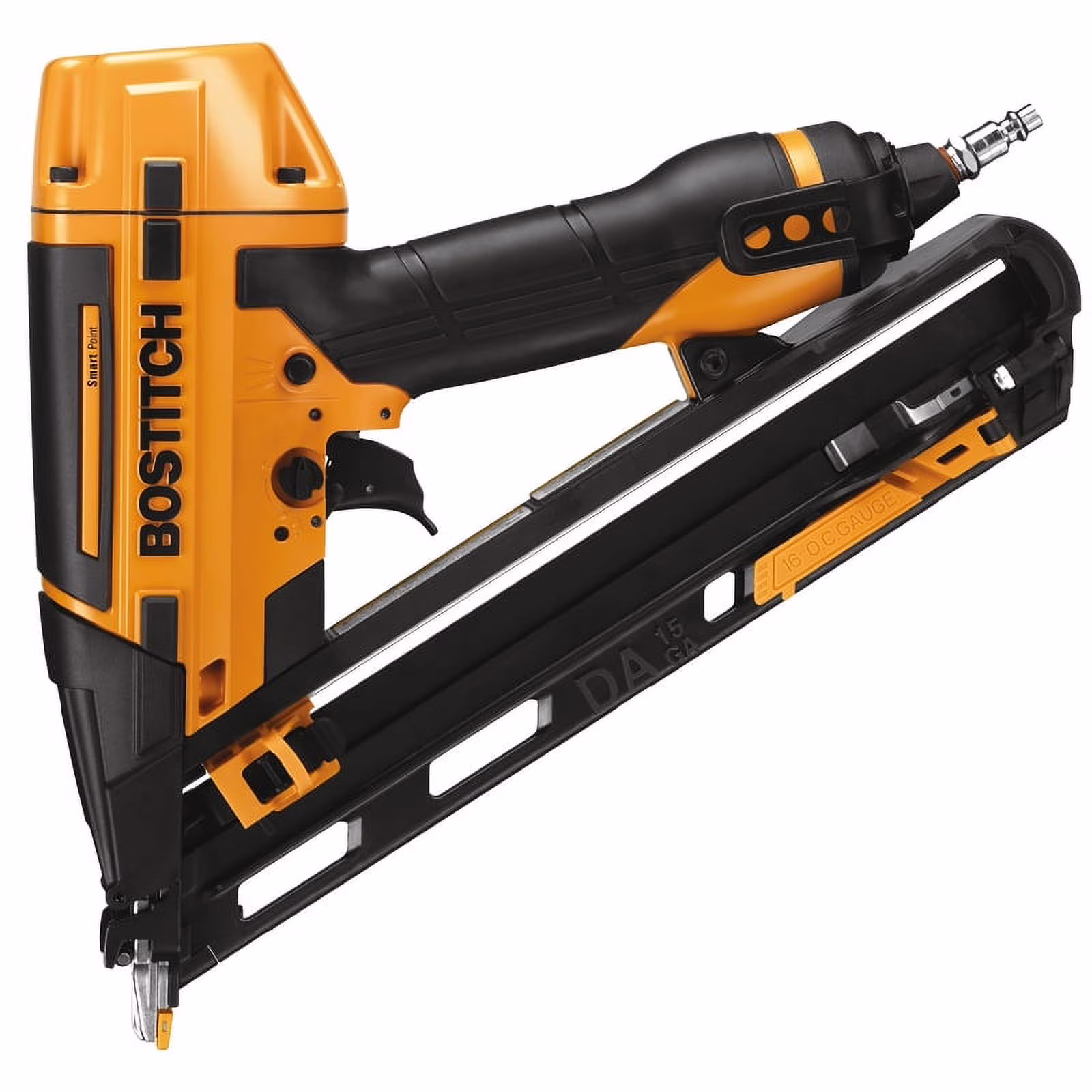 Bostitch Smart Point Pneumatic 15 Ga. Finish Nailer Kit