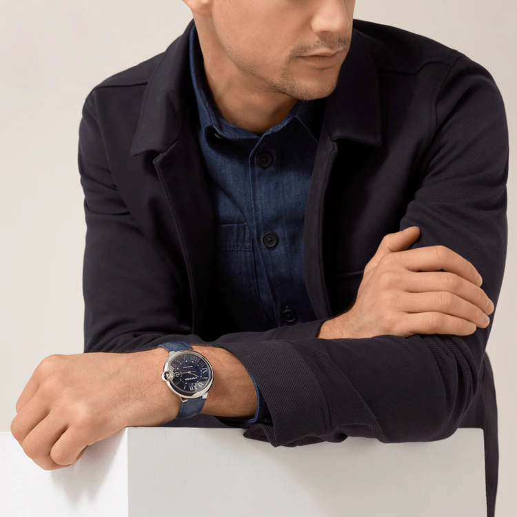 [Super Clone]BALLON BLEU Blue Dial 42mm