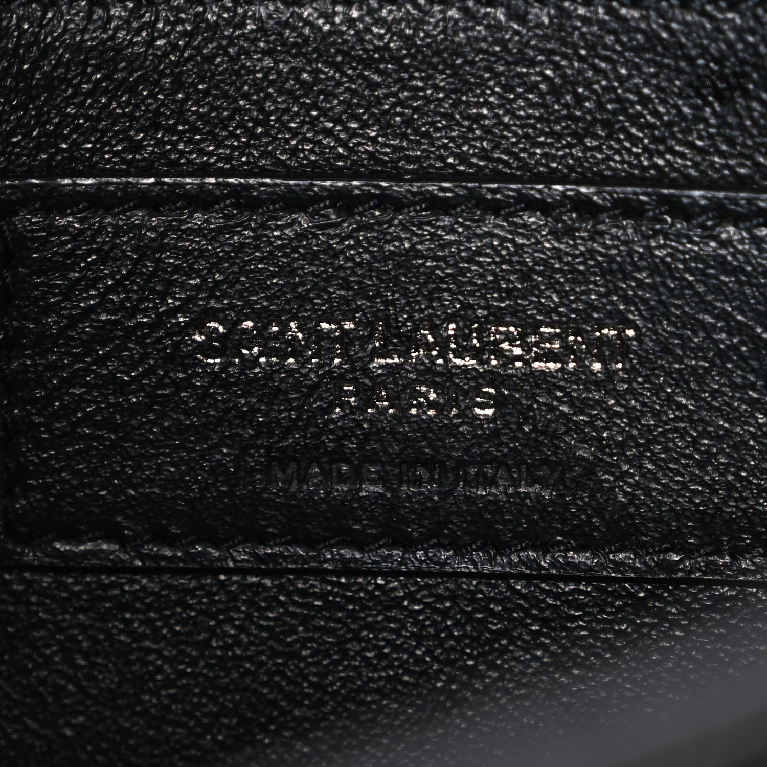 Grain De Poudre Textured Mixed Matelasse Triquilt Small Monogram Monochrome Satchel Black